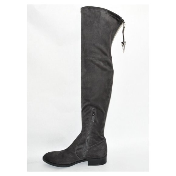 Sam Edelman 'Paloma' Sz 8 Over-the-Knee Gray Suede Boots OTK T3 - Picture 4 of 6